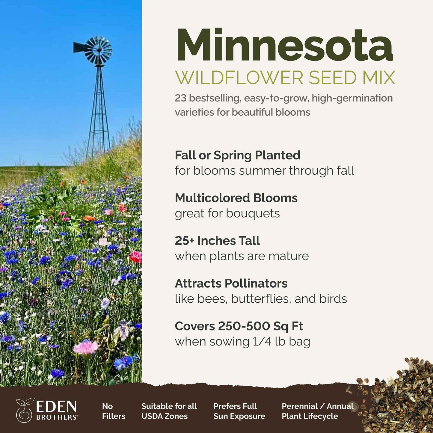 minnesota native flower seeds Minnesota Wildflower Seed Mix
