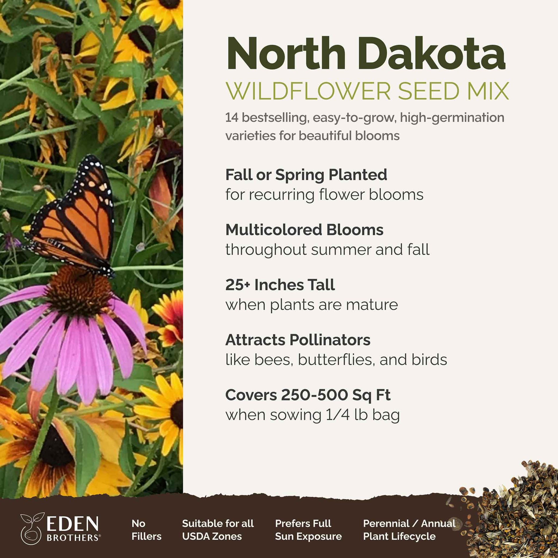 north dakota wildflower seeds North Dakota Wildflower Seed Mix
